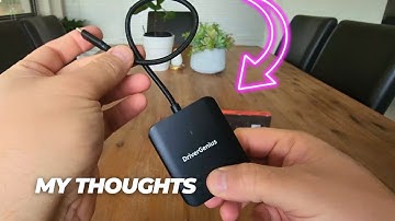 DriverGenius 3-in-1 USB-C CFast2.0 Card Reader with UHS-II SD, microSD4.0 Slots - 30cm