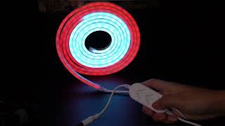 Smart RGBIC led flexible neon light with music control outdoor waterproof screenshot 3