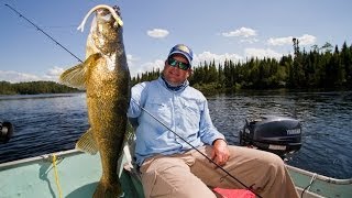 Walleye Fishing Ontario Canadian Shield Fly In Camp