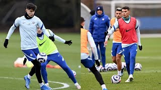 Thiago Silva, Kai havertz Back in Chelsea full Training