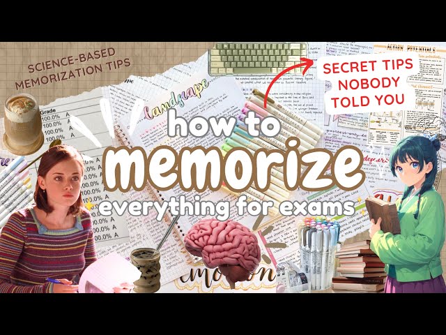 How to memorize notes 2x faster ✨🧠 memorization hacks, study tips class=