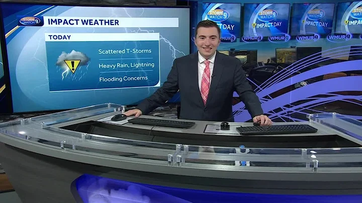 Video: Scattered storms could bring heavy rain, lightning