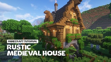 Minecraft: How to Build a Rustic Medieval House 🏠 [Updated Tutorial]
