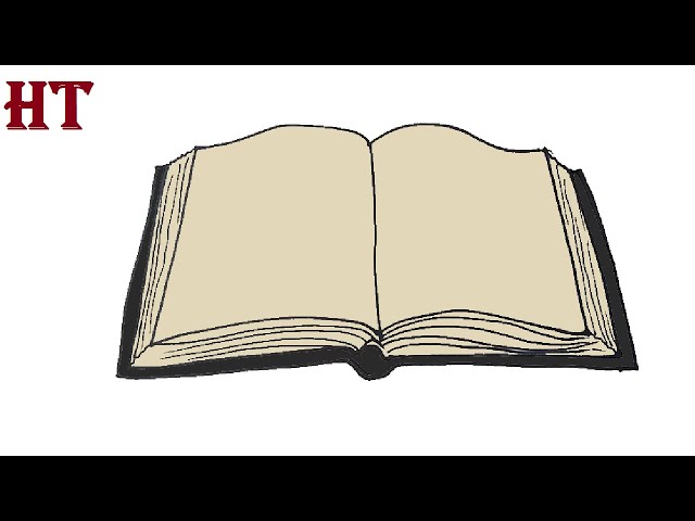 75 How to Draw a Cute Book - Easy Drawing Tutorial - YouTube
