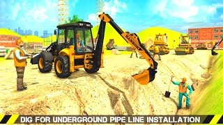 City Road Builder Construction Excavator Simulator - Construction Machines Driving -Android Gameplay screenshot 5