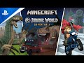 Minecraft - Jurassic World Adventures Launch Trailer | PS4 Games