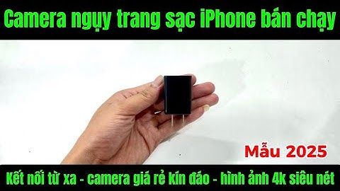 Camera ngụy trang sạc iPhone giá rẻ , camera siêu nhỏ không dây mini giấu kín xem từ xa mẫu 2025