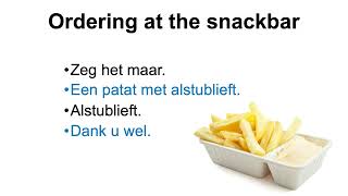 IU CIBER Dutch Language & Culture: Module 3 - Food