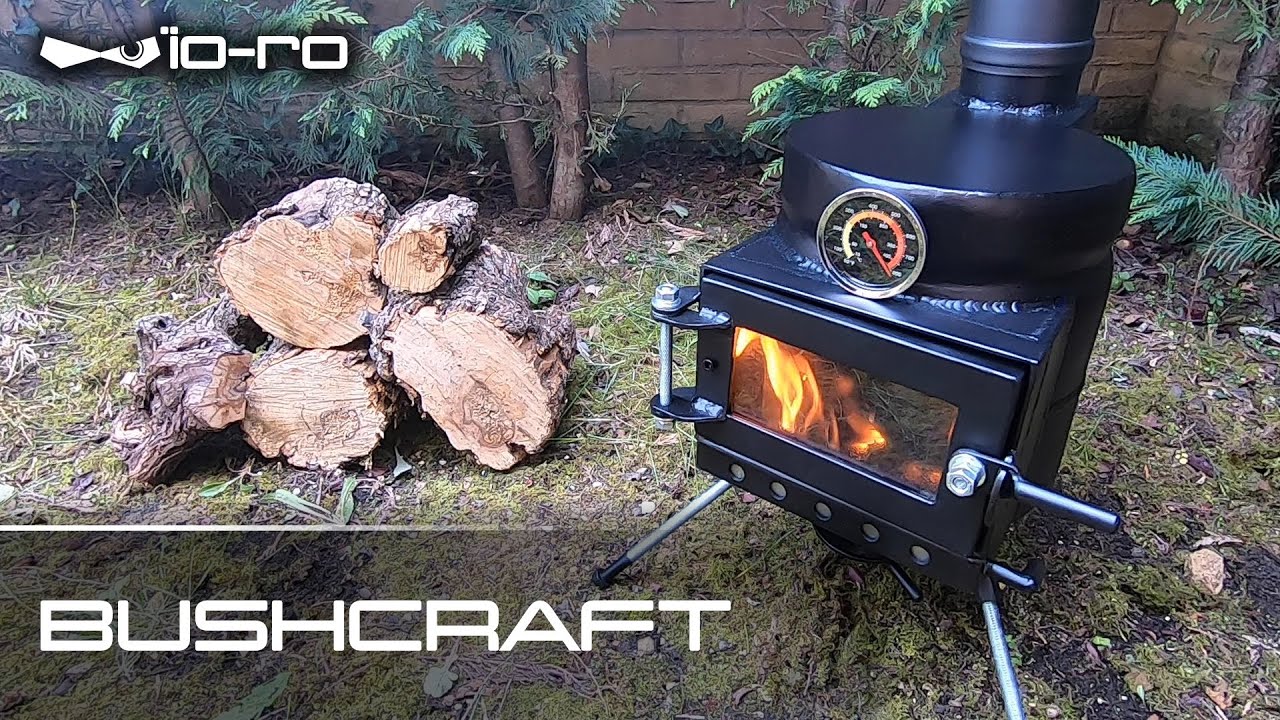 Stufa a legna per Bushcraft - Camping Stove - Mini cucina economica da  Campeggio. 
