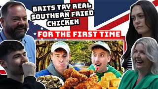 BRITISH FAMILY REACTS | Brits Try Real Southern Fried Chicken *FOR THE FIRST TIME*