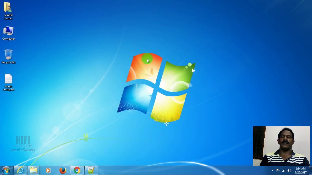 Hi Fi Technology Tamil Tutorial How To Install Wamp In Windows 7 And Configure In Tamil