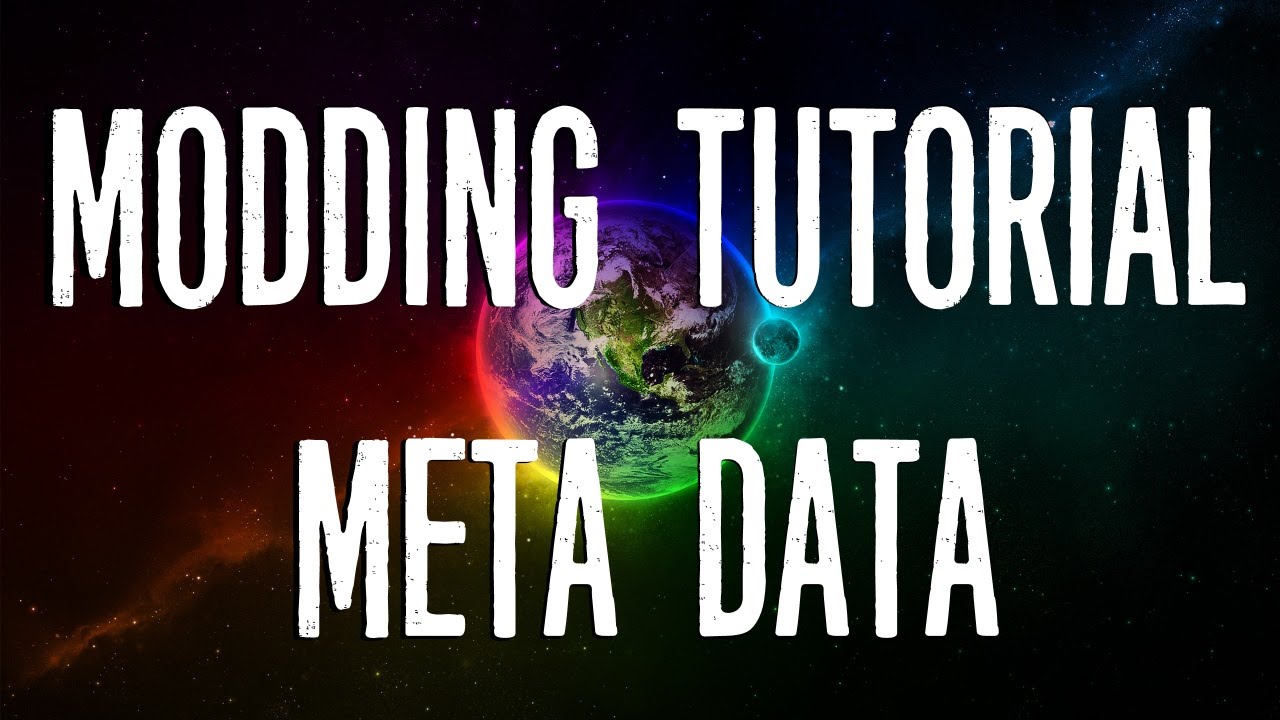Minecraft Modding Tutorial Meta Data 1 8 9 Youtube