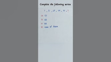 What will come in the place of question marks  ? #numbers #series #maths #shorts