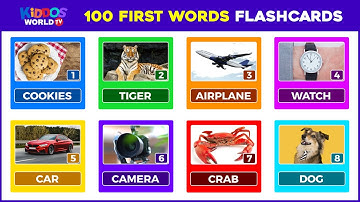 First 100 Words for Children English Vocabulary Learning