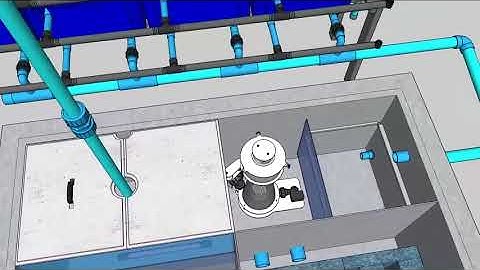 AQUA PLANET Vertical Recirculating Mud Crab Aquaculture CAD Animation