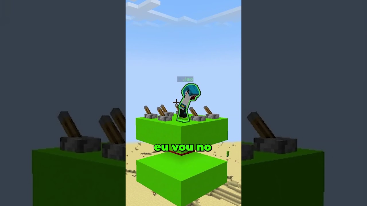 A LOGICA de ir ATRÁS sempre FUNCIONA! #minecraft