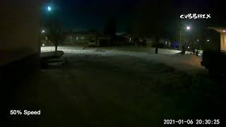 Meteor  Captured Falling From The Sky!  Jan 6, 2021 by cubbeezx 4,362 views 3 years ago 19 seconds