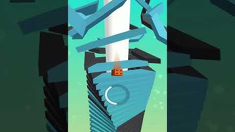 Stack Ball - Blast through platforms ! Walkthrough Levels 35 #shorts