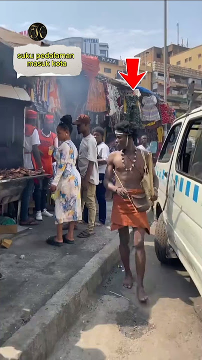 jika suku asli pedalaman masuk kota 😱#shortvideo