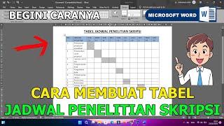 How to Create a Research Schedule Table for a Thesis
