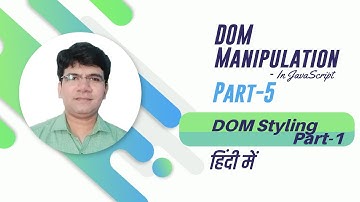 DOM Styling in Js CSS | DOM CSS Style