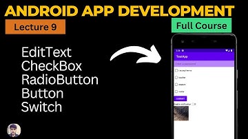 Android UI Design: Creating Forms using EditText, CheckBox| Android App Development Full Course 2023
