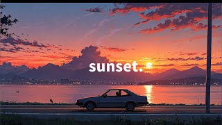 Sunset 🌅 Lofi Chill 🌴 Deep Focus Study/ Work  [Lofi Mix- Lofi hip-hop ]