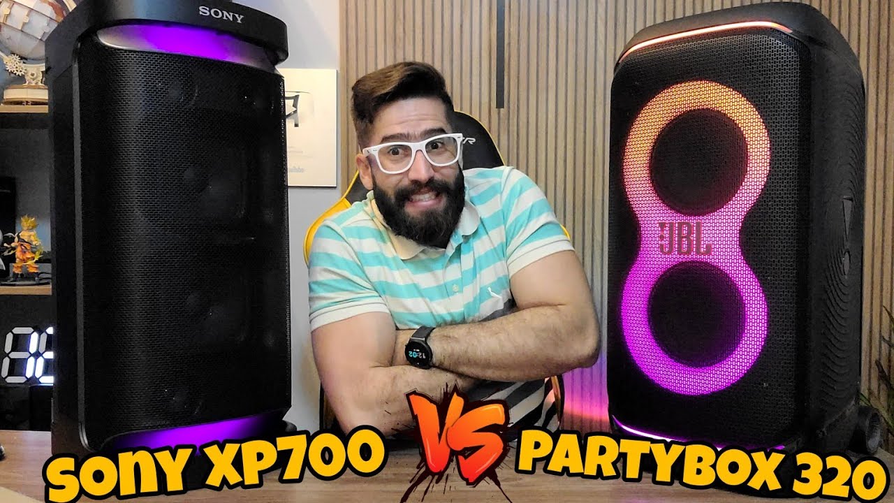 Caixa de som SONY SRS-XP700 VS JBL PARTYBOX STAGE 320: Esse