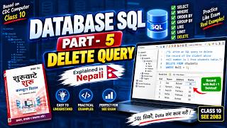 Delete Query | Class 10 computer | DBMS