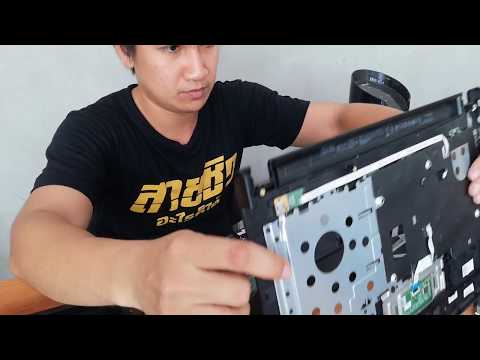 เจาะรูระบายความร้อน CPU Notebook Dell 3443