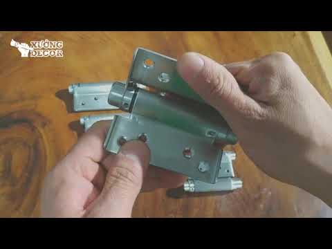 Video Bản lề xoay 2 chiều quầy bar, quán cafe inox MARIE... - youtube