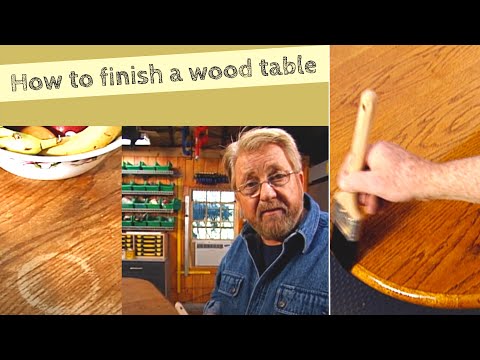 Refinish a Wood Dining Table