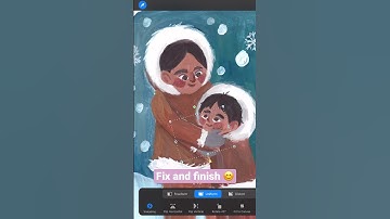 Traditional art to digital #illustration #childrensbooks #procreate #gouache #speedpaint