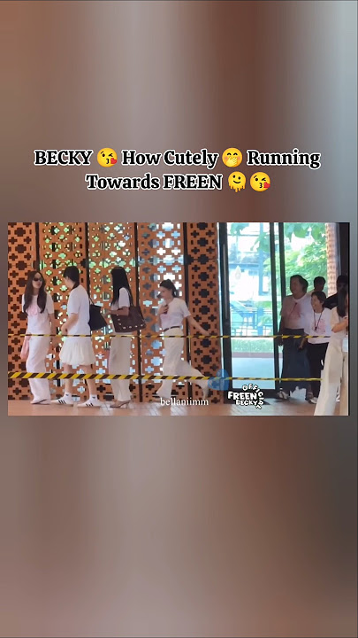 How Cutely 🤭 BECKY Running 🫠 Towards Her GF 🫣 FREEN #freensarocha #beckyarmstrong #freenbeck