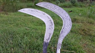 Yasin's Sickle VS Damascus's Sickle | Grass Slashing Test