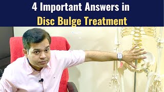 Rest or Exercise in Disc Bulge? Low Back Pain Treatment, Lumbosacral Belt, Lumbar Spine MRI