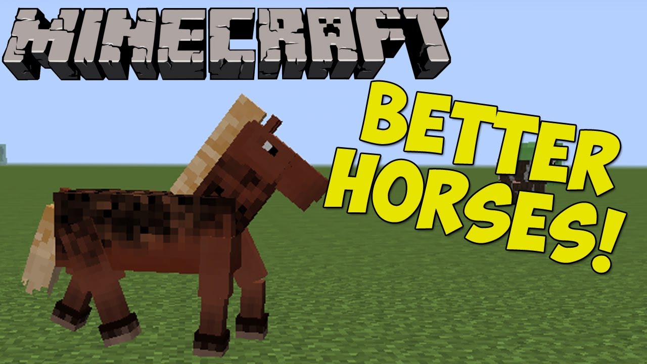 Minecraft | BETTER HORSES! Awesome Animations! | Mod Showcase! - YouTube