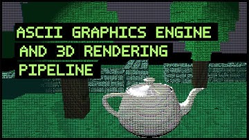 Building ASCII Graphics Engine and 3D Rendering Pipeline in Windows Command Prompt