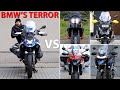 New bmw r 1300 gs vs ktm 1290 sas triumph tiger 1200 and ducati multistrada v4