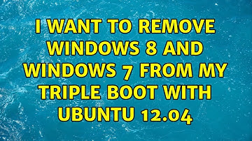 Ubuntu: I want to remove windows 8 and windows 7 from my triple boot with ubuntu 12.04