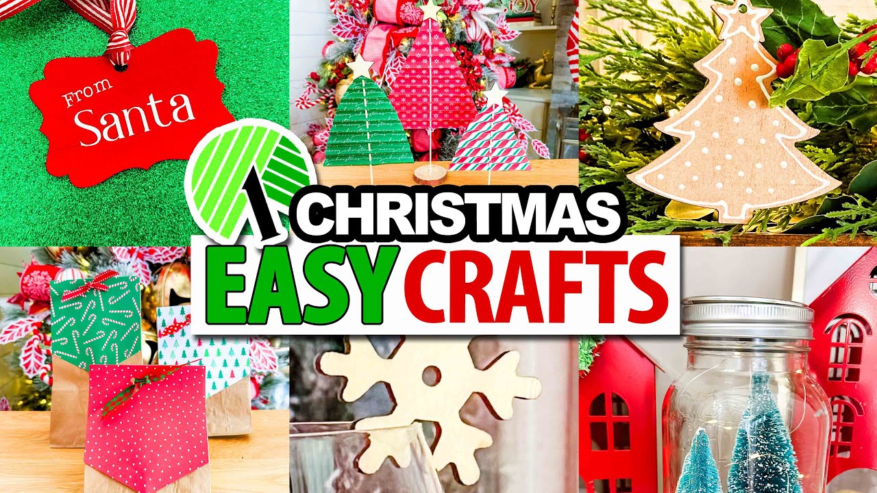 SUPER FAST* Christmas Crafts made in only 5 MINUTES! Dollar Tree DIYs 2023  