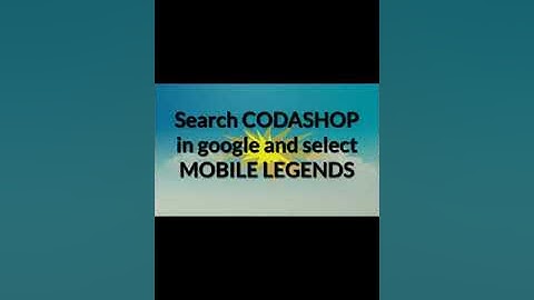 How to Buy ML Diamonds using CODASHOP