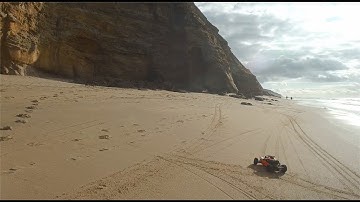 Axial Exo Terra 3s speed runs @ beach