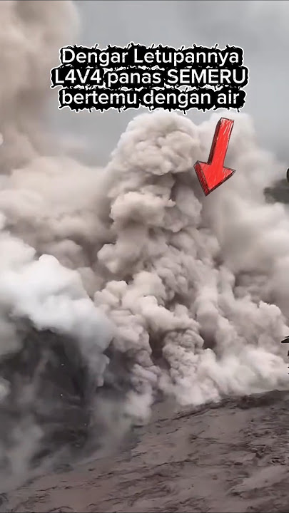 NG3R1❗️Hear the boom of L4V4 P4N4S semeru