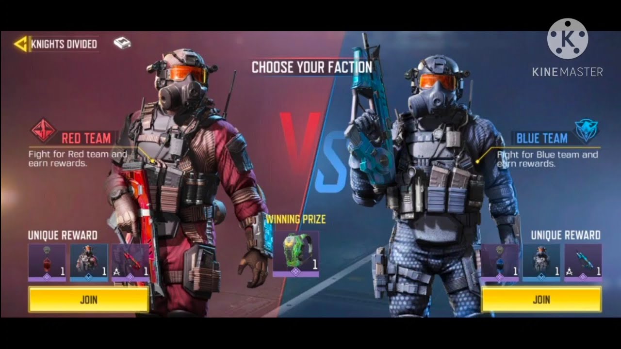 Choose a side (Call of duty mobile  knights divided)