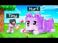 We're TINY Saving BABY WOLVES In Minecraft!