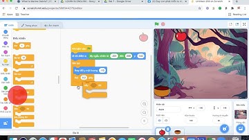 Lập trình scratch: Trò chơi hứng táo