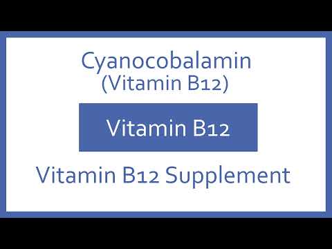 Video: Ar cianokobalaminas yra generinis vaistas?
