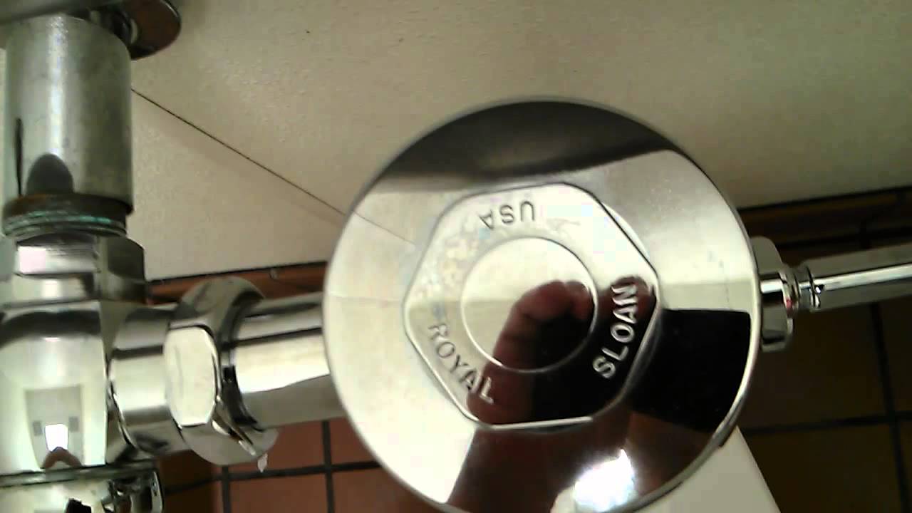 Universal Rundle Athens toilet on flushometer - YouTube