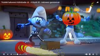 129 Törpikék Halloweeni Különkiadás A Törpök 3D Halloween Gyerekeknek Youtube Google Chro